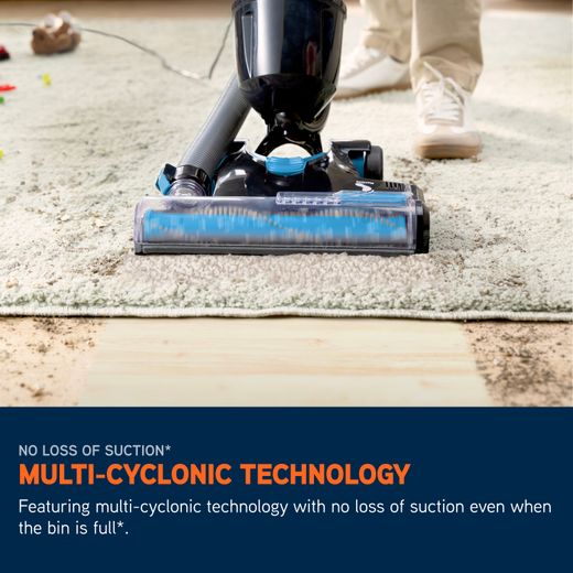 Vax Mach Air Energise UCA3GEV1 Upright Vacuum Cleaner - Annotation - Multi-cyclonic technology